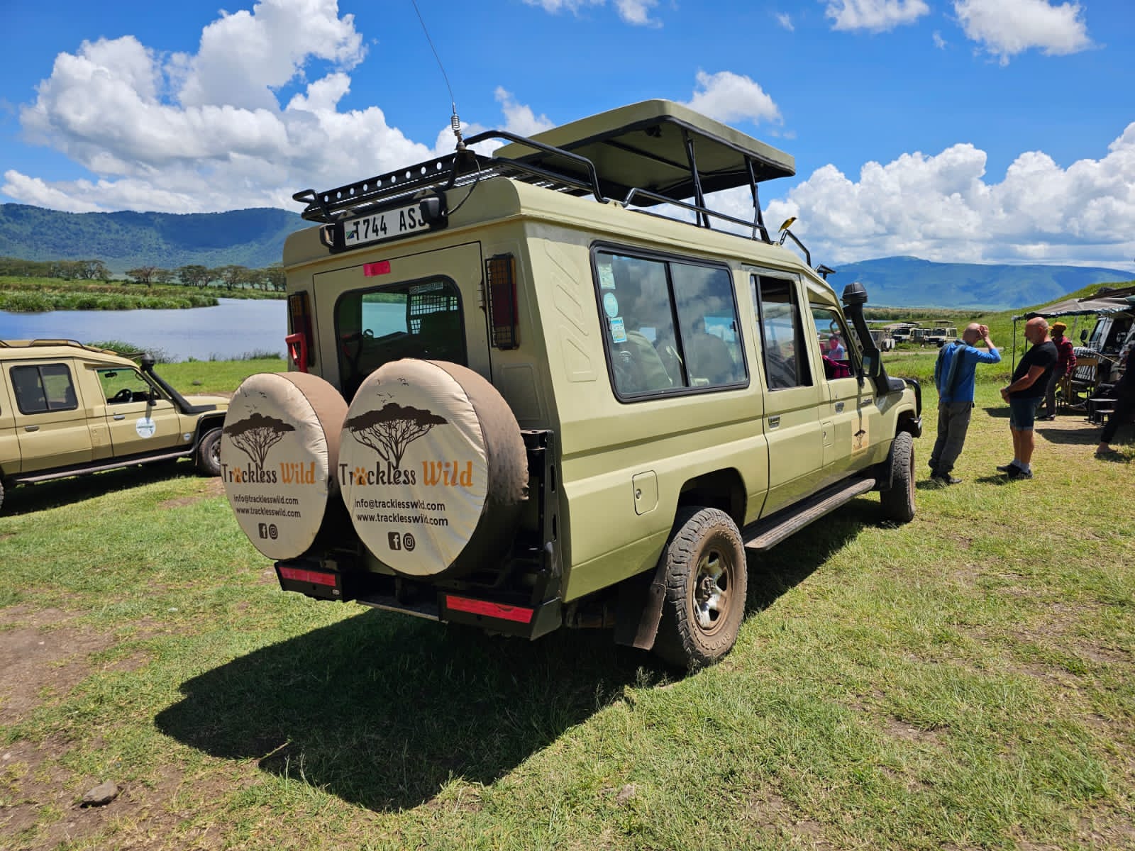 Our vehicle on the Ngorongoro crater floor